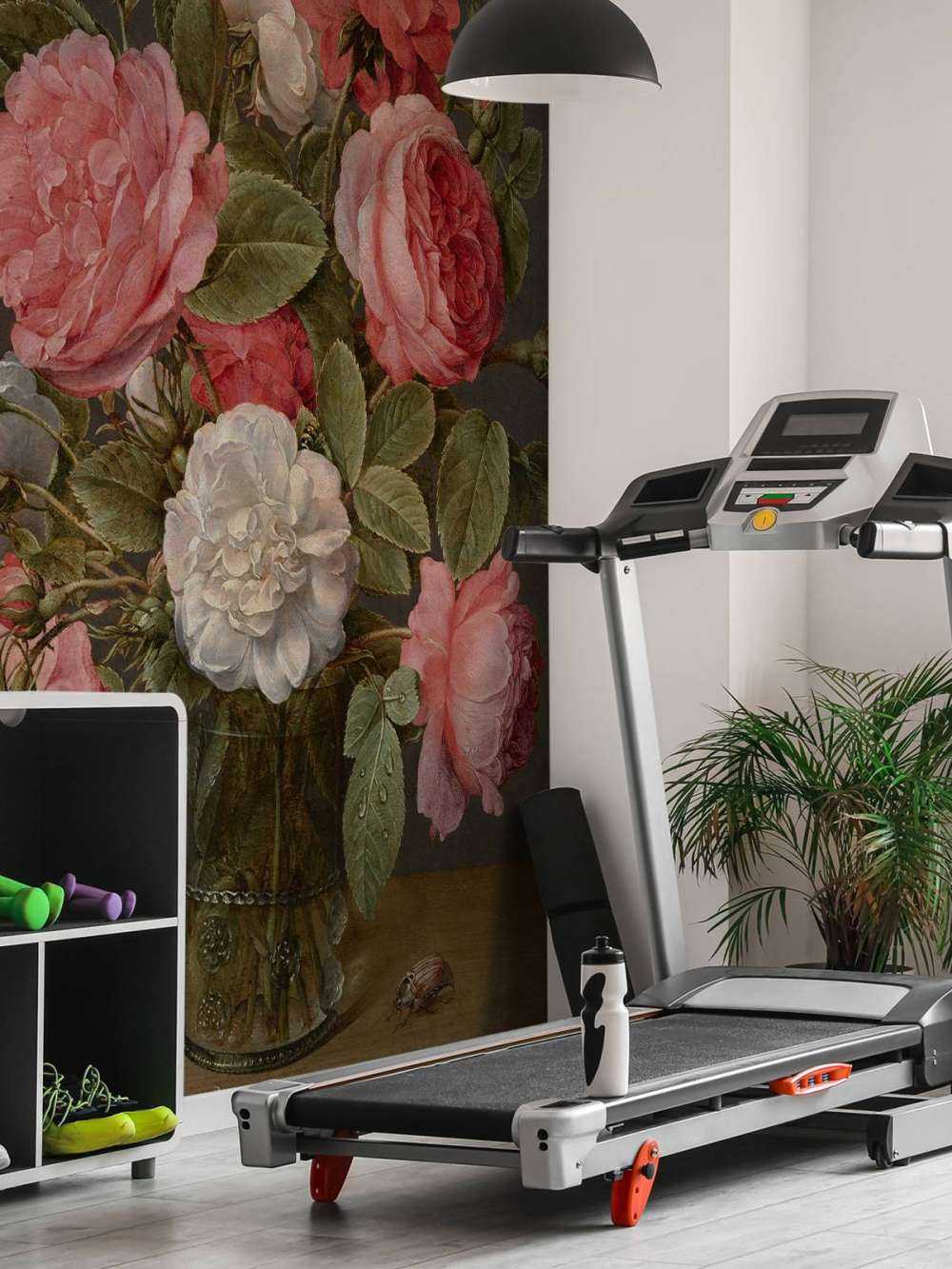 Roser i en glassvase