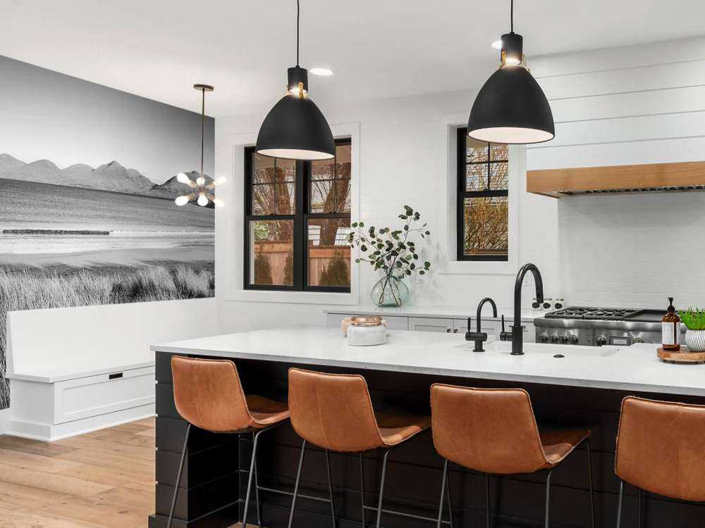 Marram gress, strand og fjell