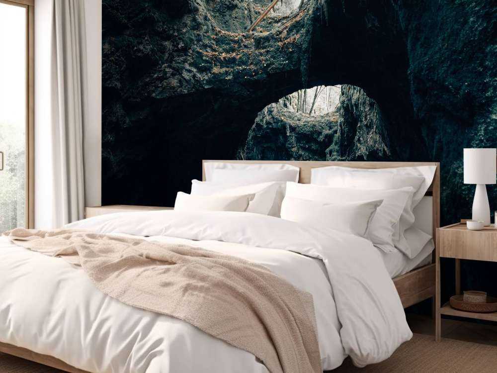 Gamle jerngruver gjenvunnet av naturen