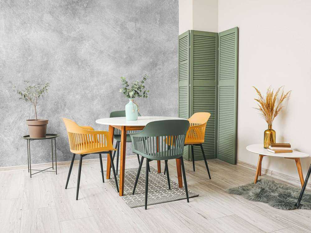 Glanset betongkonstruksjon