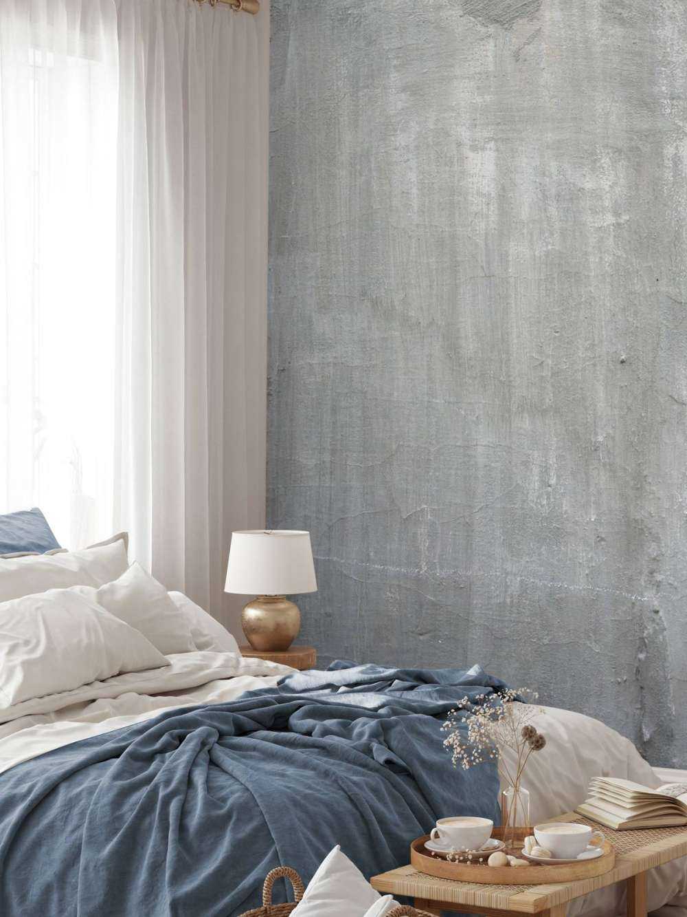 Gammal grå betongvägg