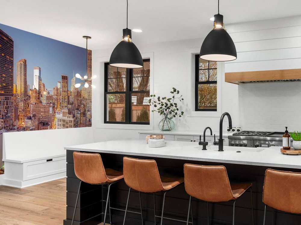 New York på kvällen