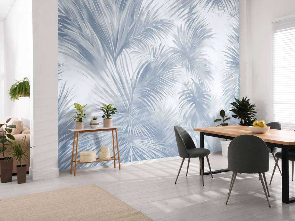 Palm Extravaganza Blå