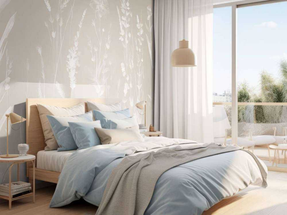 Lavendel Glänta Sömlös Sandbeige