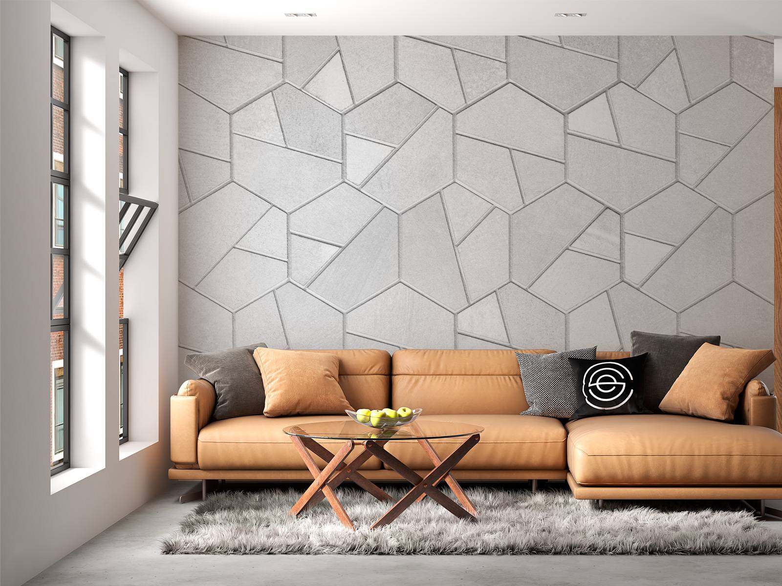 Hexagonal mosaik