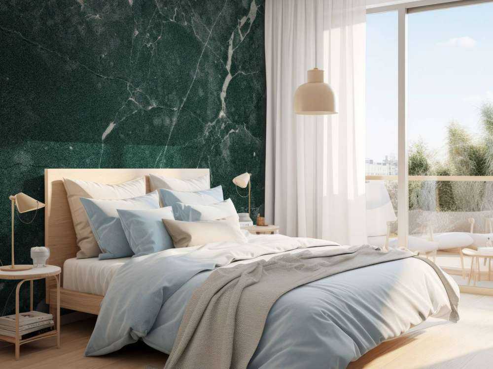 Klassisk marmor med grön nyans