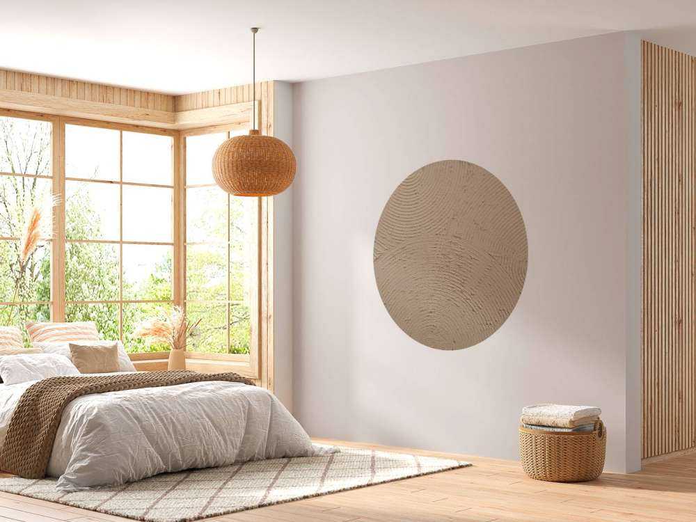 Zen cirklar i taupe