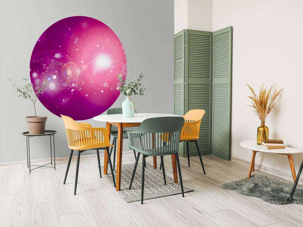 Rosa glitter ljus