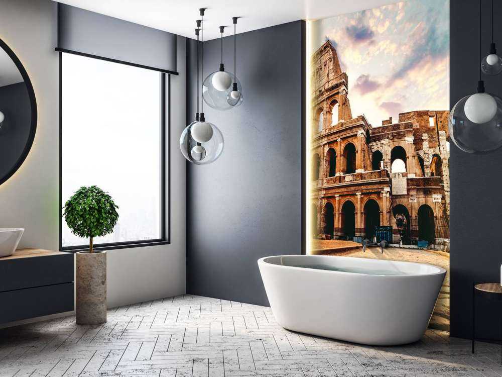 Soluppgång vid Colosseum