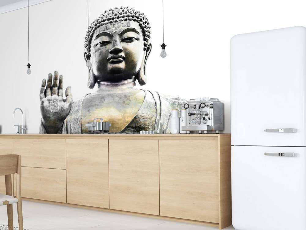 Buddha staty i Hong Kong