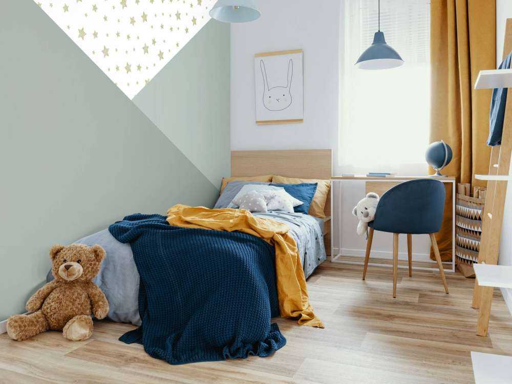 Gröna trianglar med stjärnor