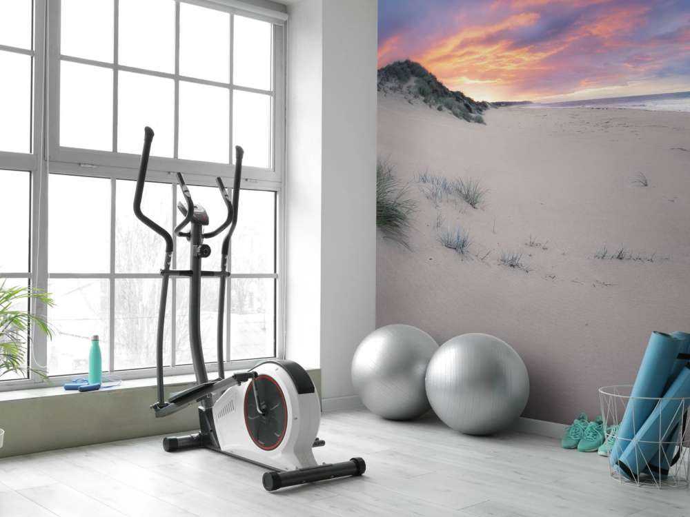 Soluppgång över sanddyner