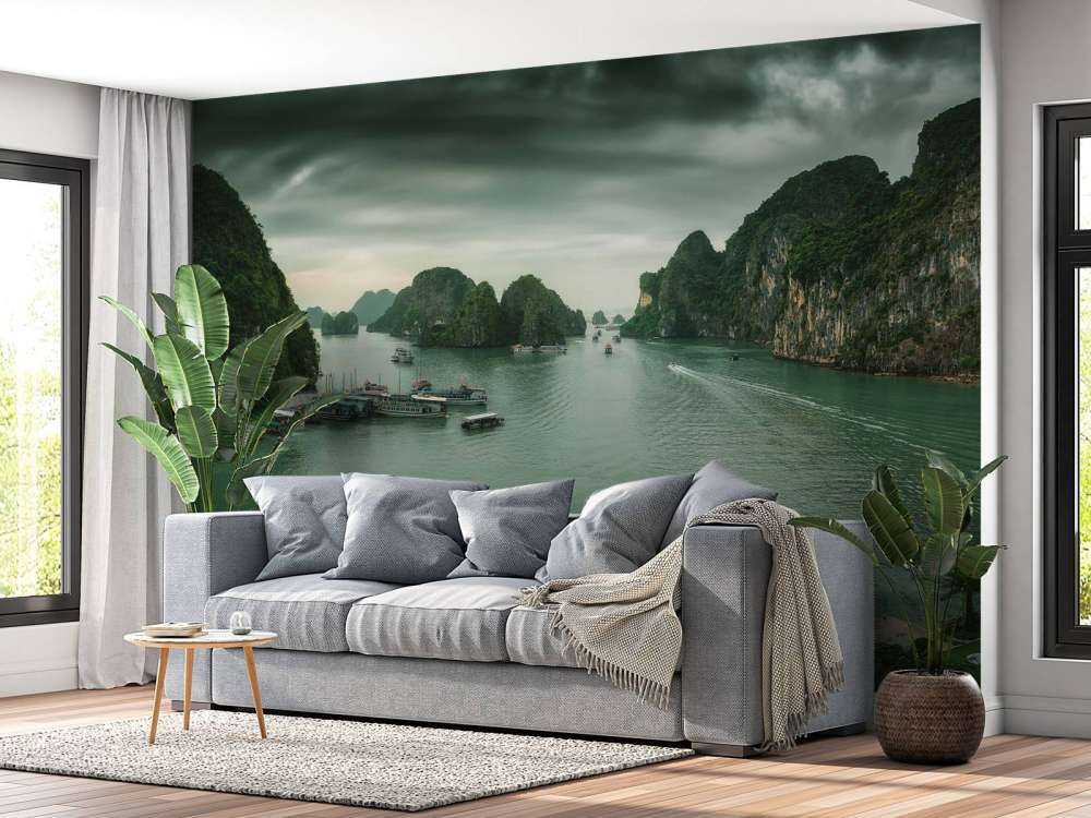 Halongbukten Vietnam
