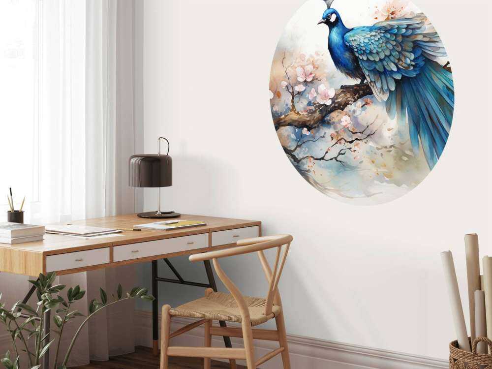 Påfågel i Vårmist