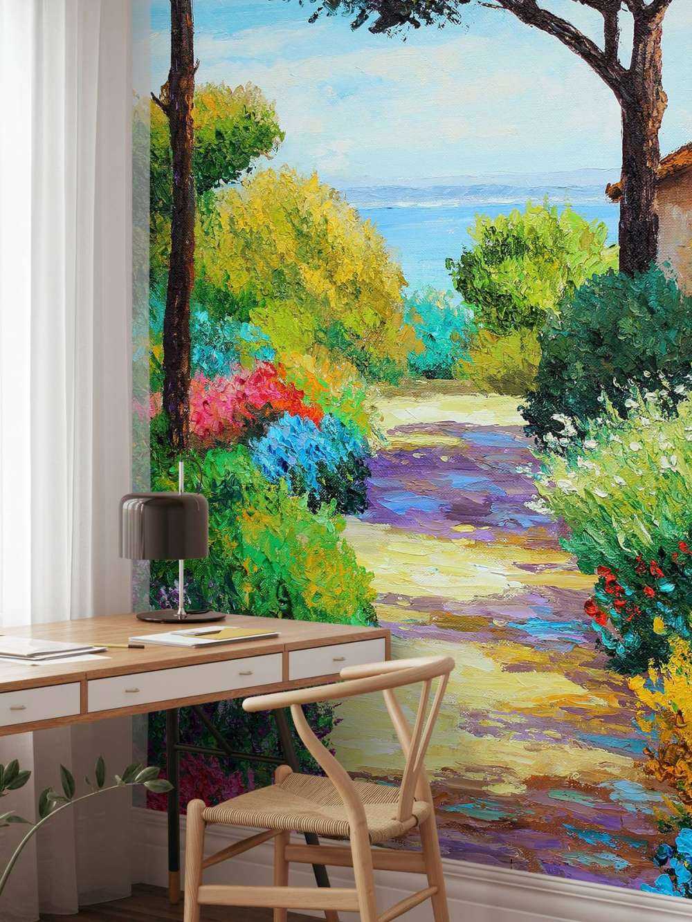 Colorful pathway