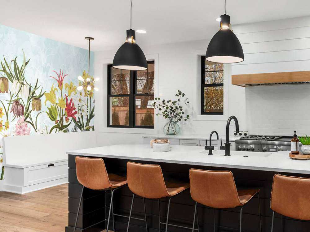 Vårblommor - Mjuk Aqua Bris