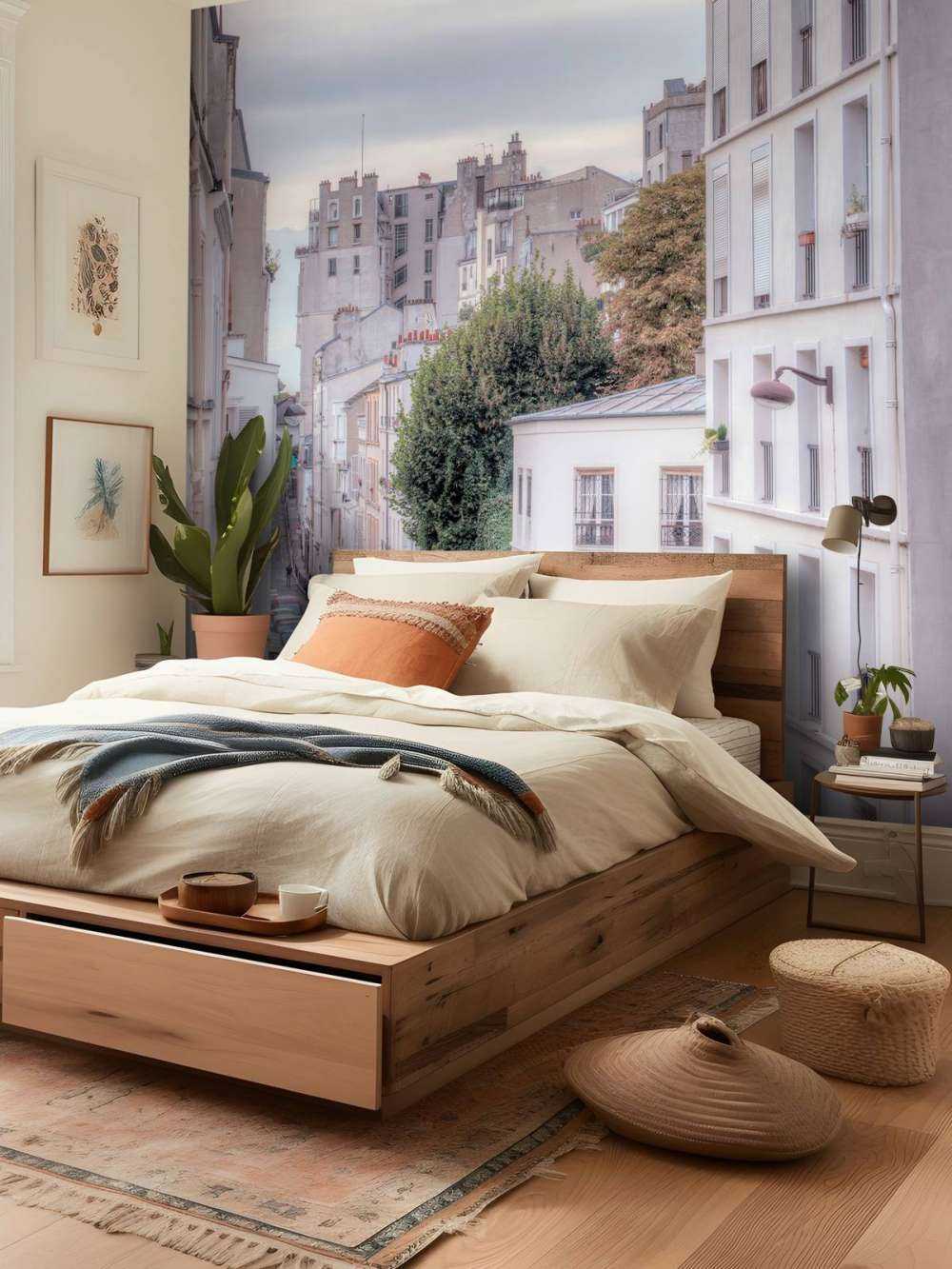 View of streets in Paris, France