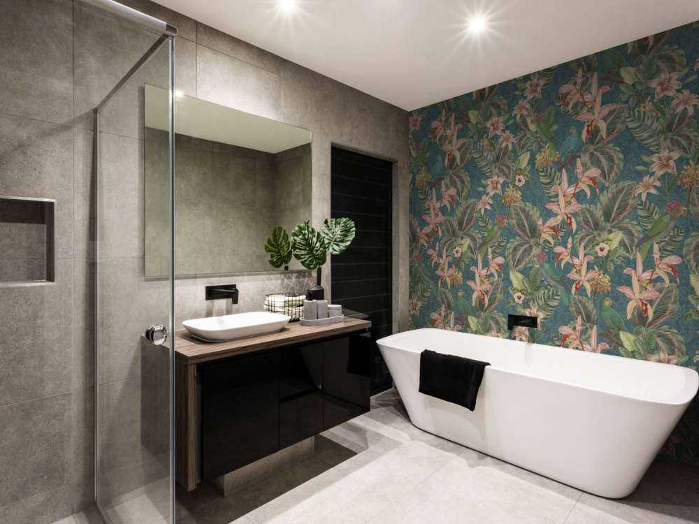 Tropiska djungelfåglar och papegojor - turkos