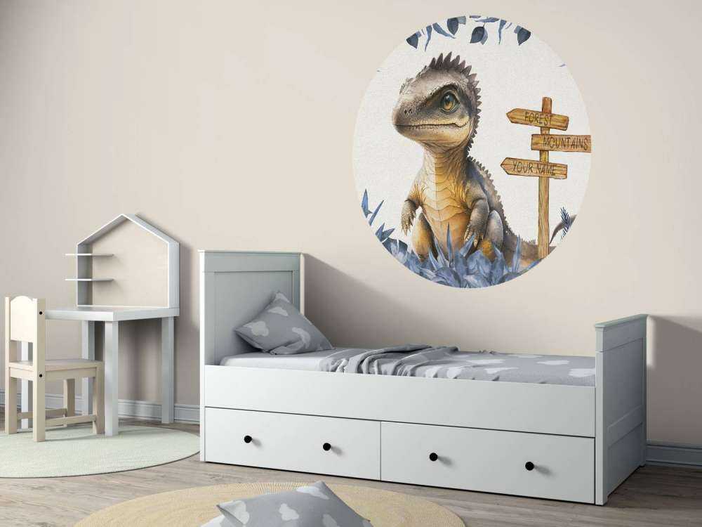 Baby spinosaurus i den blåa djungeln