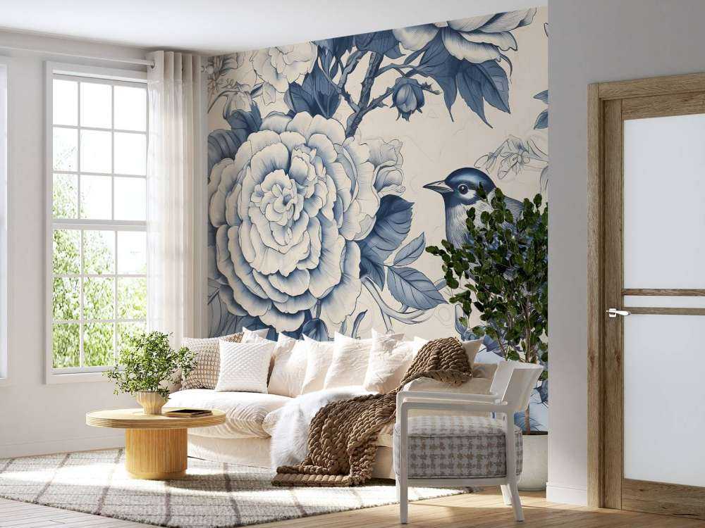 Floral Serenitet Prydnad