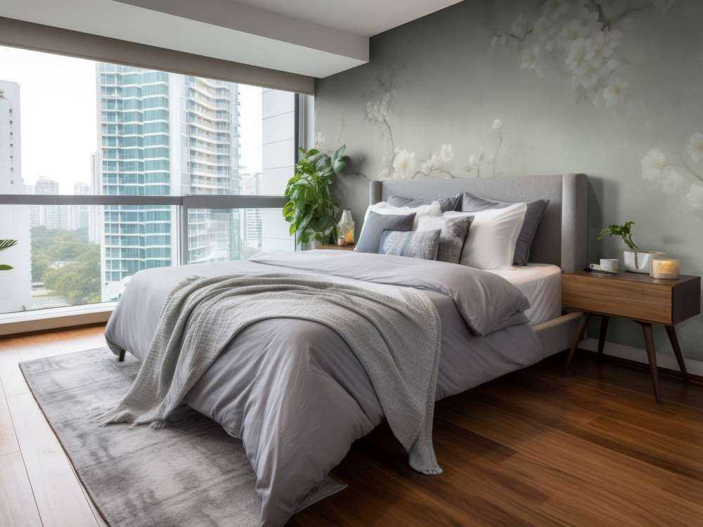 Skønne grene af blomster grøn