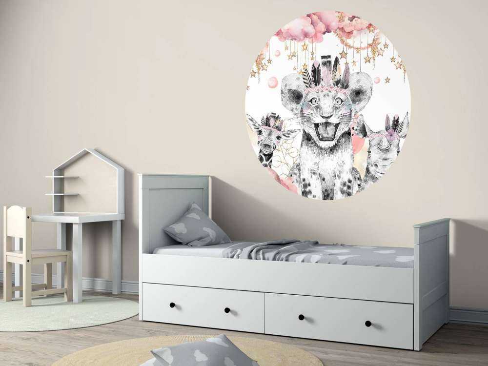 Drømmende dyr under stjernehimmel