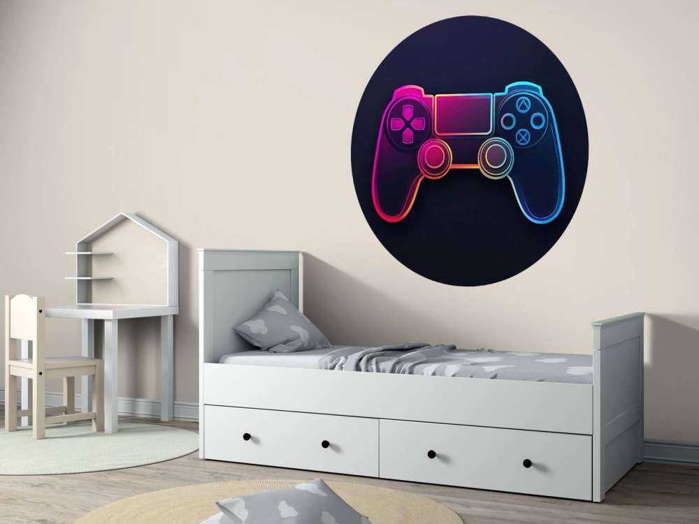 Neon Gaming Controller