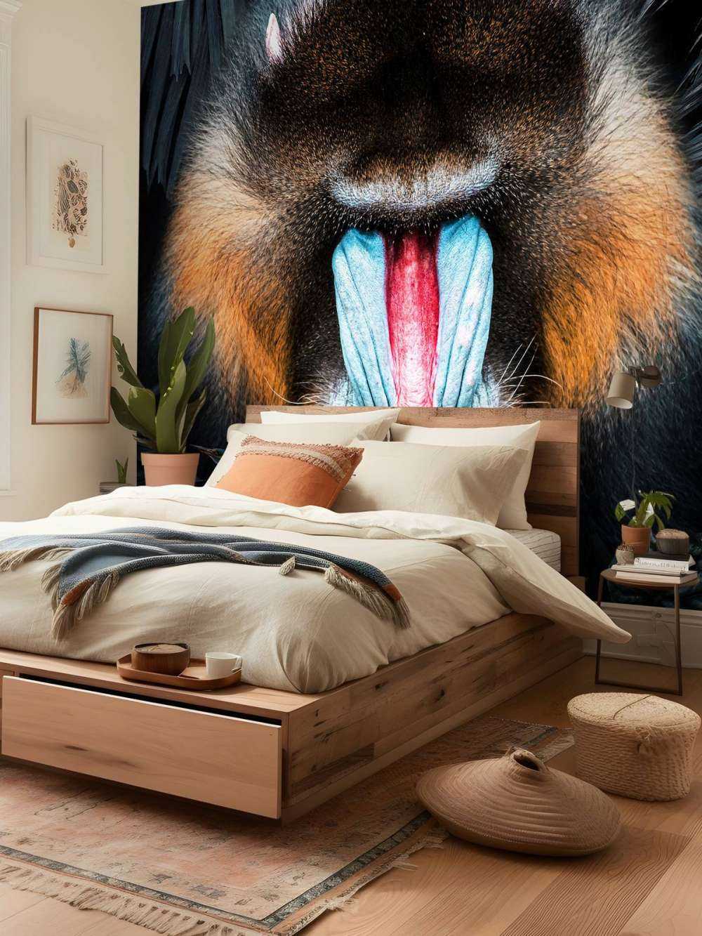Mandrill Portræt