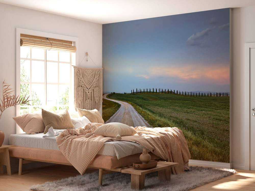 Vej gennem italiensk landskab