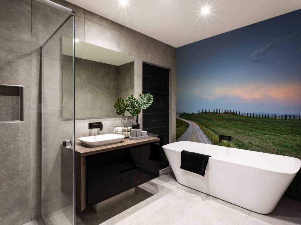 Vej gennem italiensk landskab