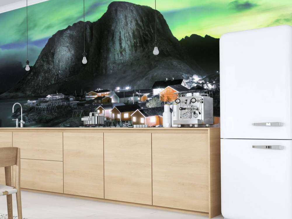 Nordlys over Hamnøy