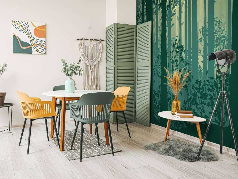 Abstrakt skoglandskap