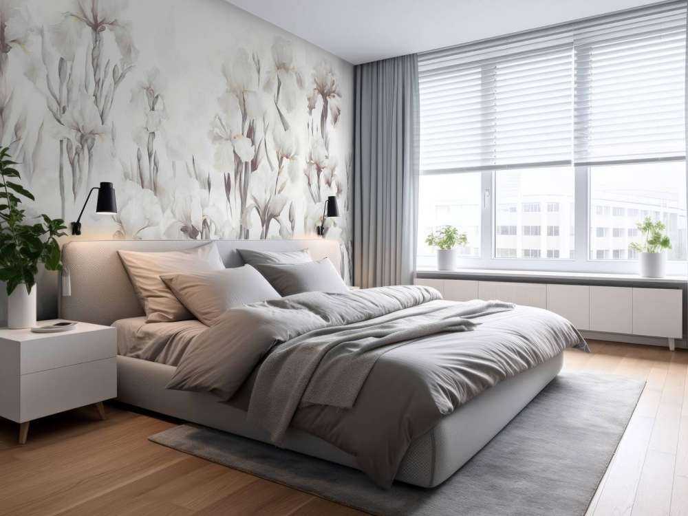 Irisene danser sømløst dempet beige