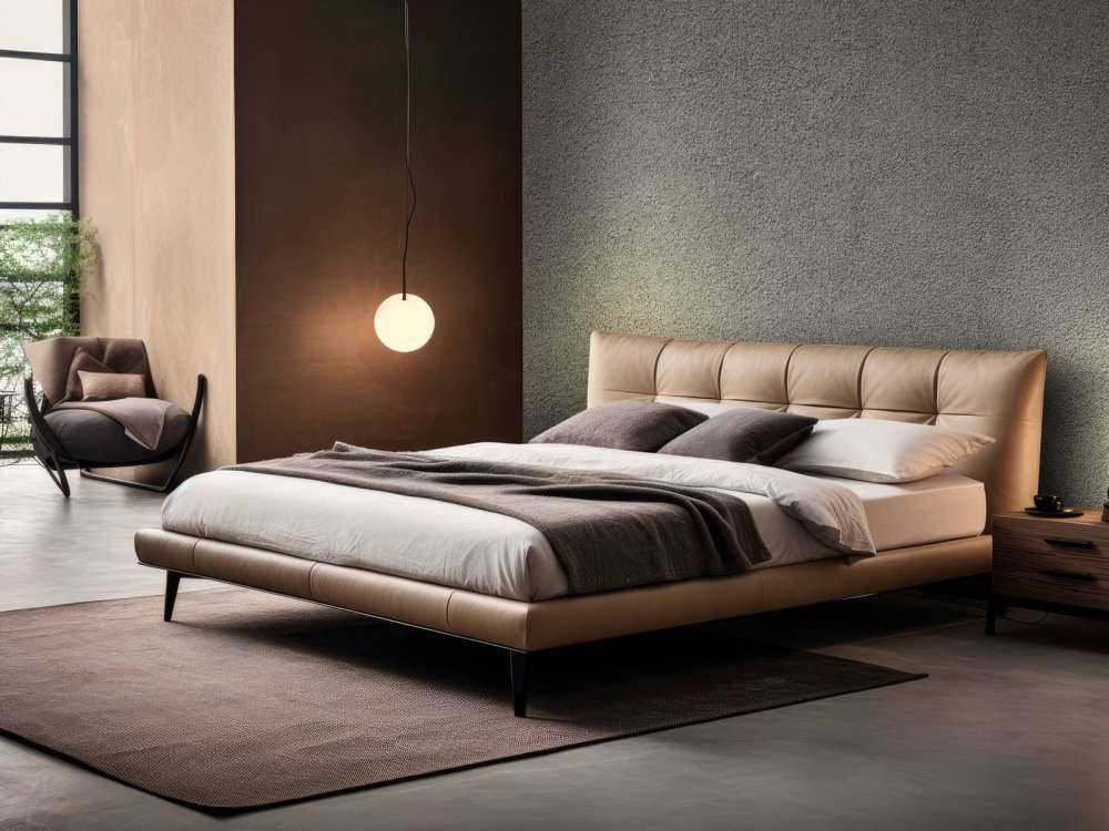 Betongvegg med fine steiner