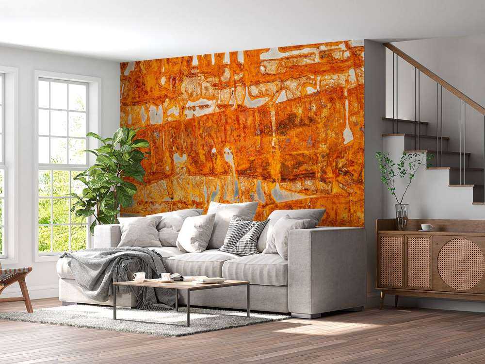 Rust på metallplate