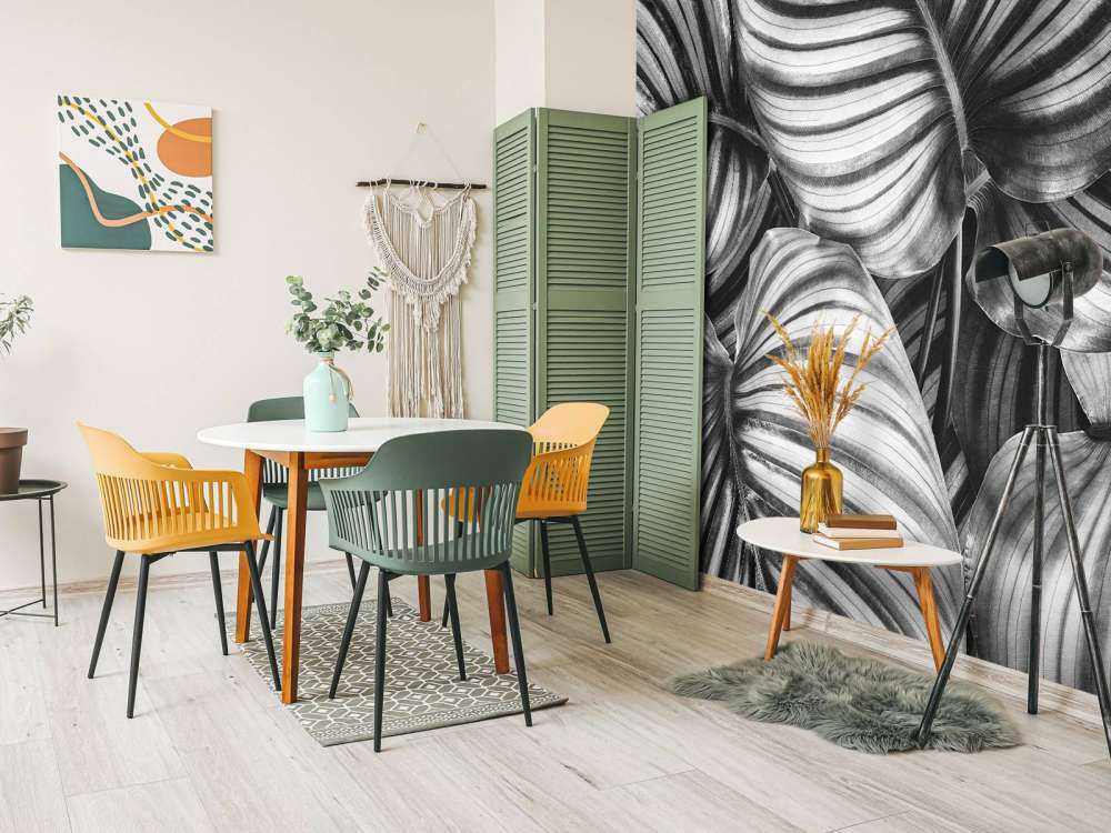 Plante med stripete blader