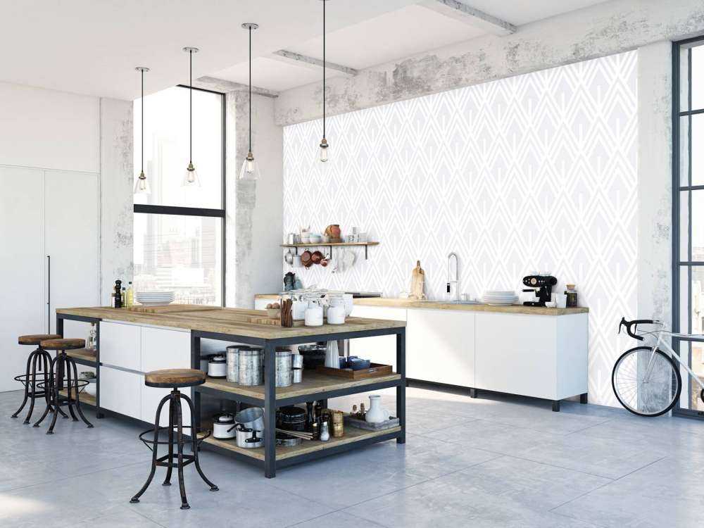 Grå vintage art deco