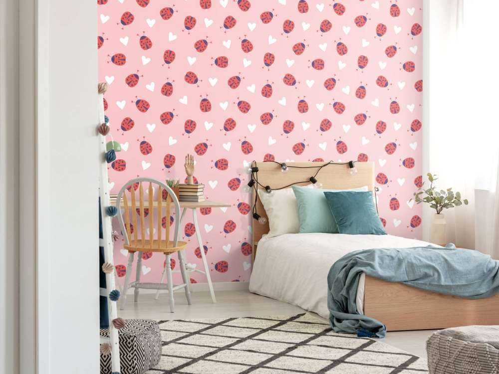 Marihøner med hjerter