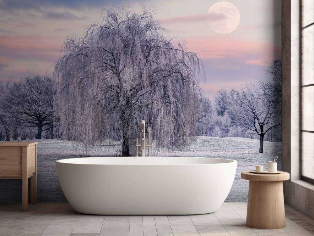 Tre dekket med frost