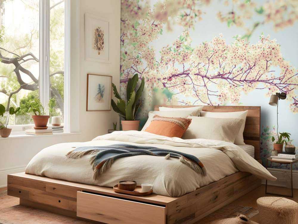 vintage-look Blomster Magnolia Lett blomsterblanding