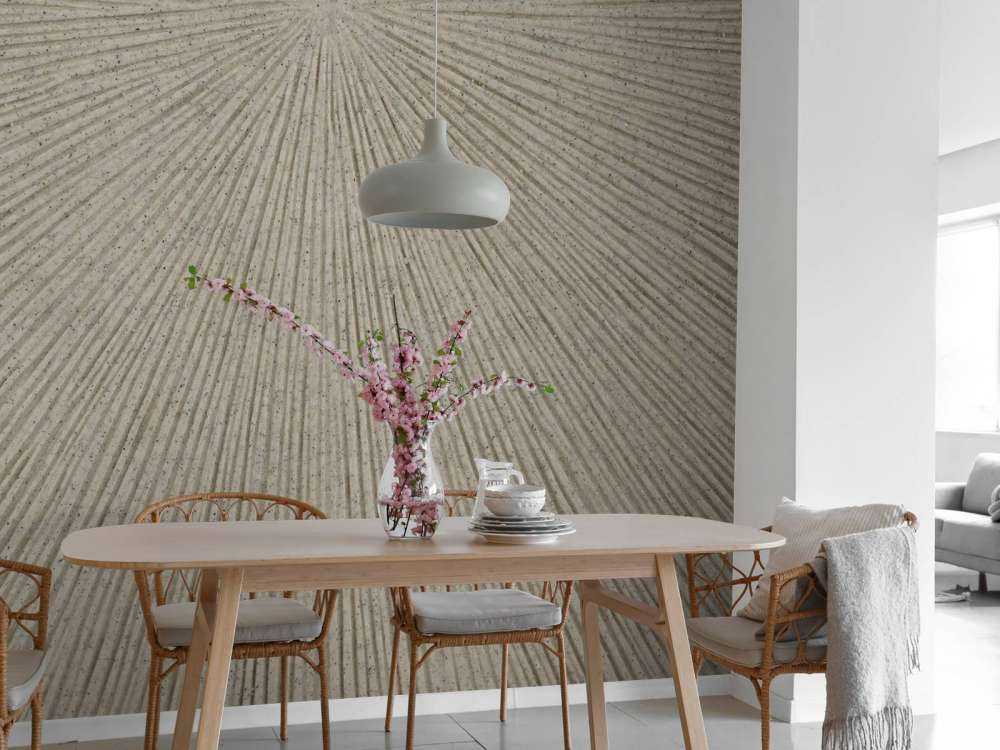 Struktur med linjer i sandfarge