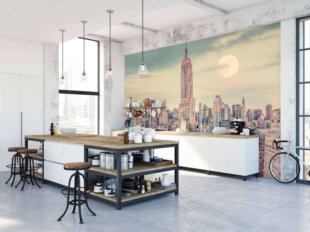 Empire State Building med Manhattan