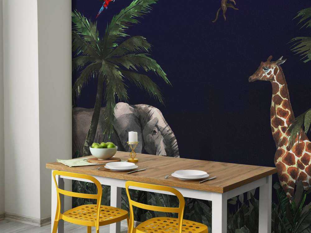 Jungeldyrr om natten