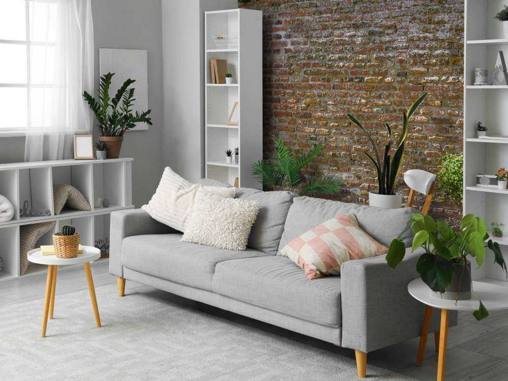 Gammel steinmur med planter