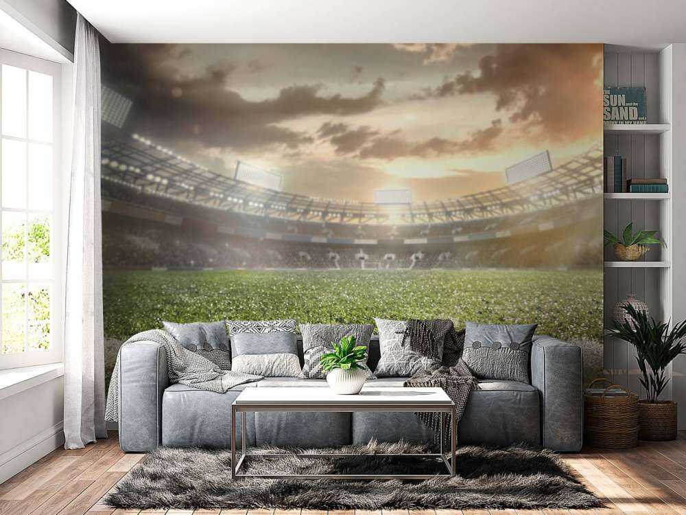 Stadion med kunstgress