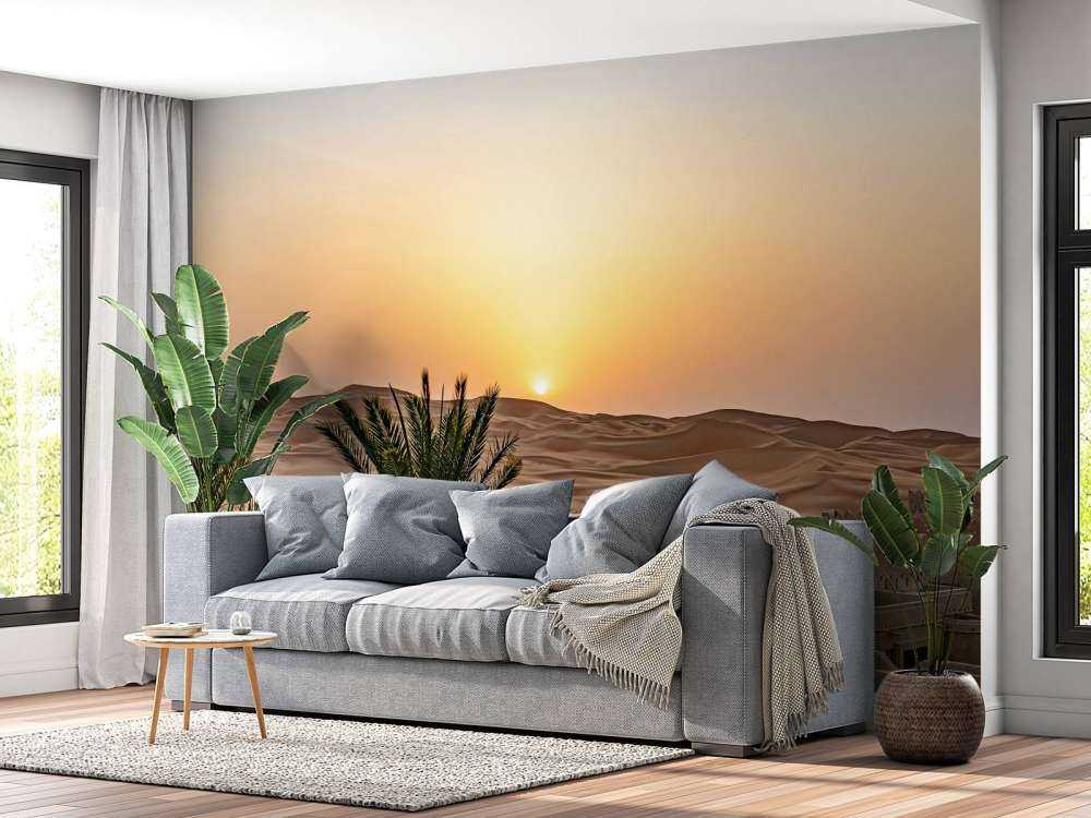 Abu Dhabi ved solnedgang