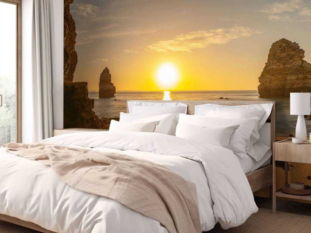 Soloppgang fra en hule