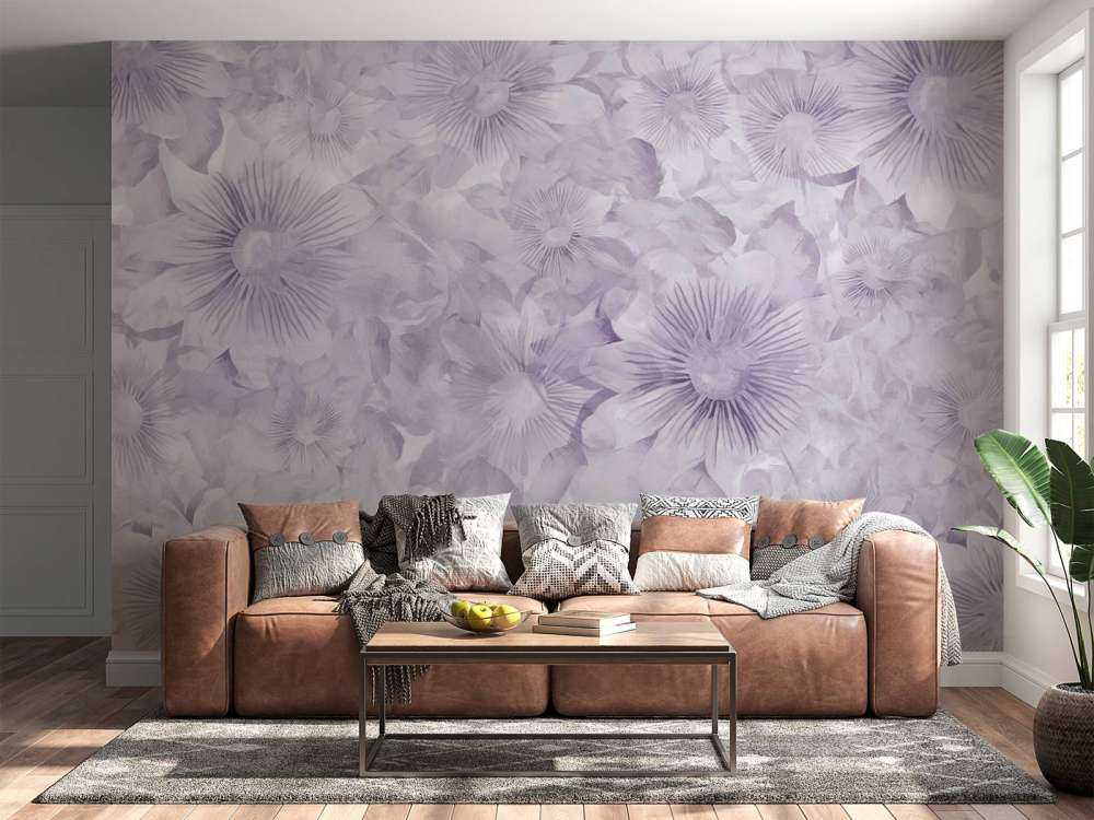 Botanisk akvarell eleganse lavendel