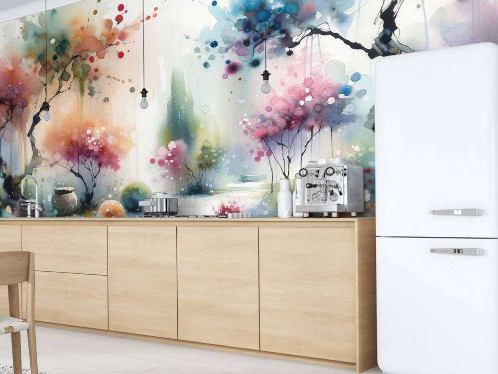 Dreamlike Garden Pathway Scene