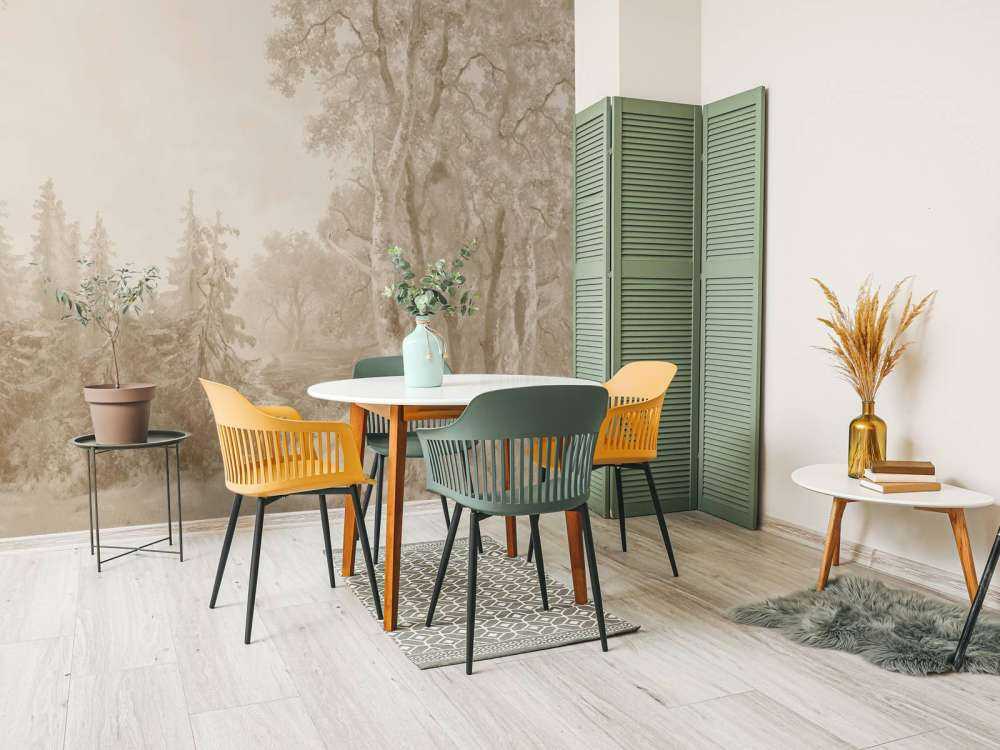 Skoglandskap Beige #1